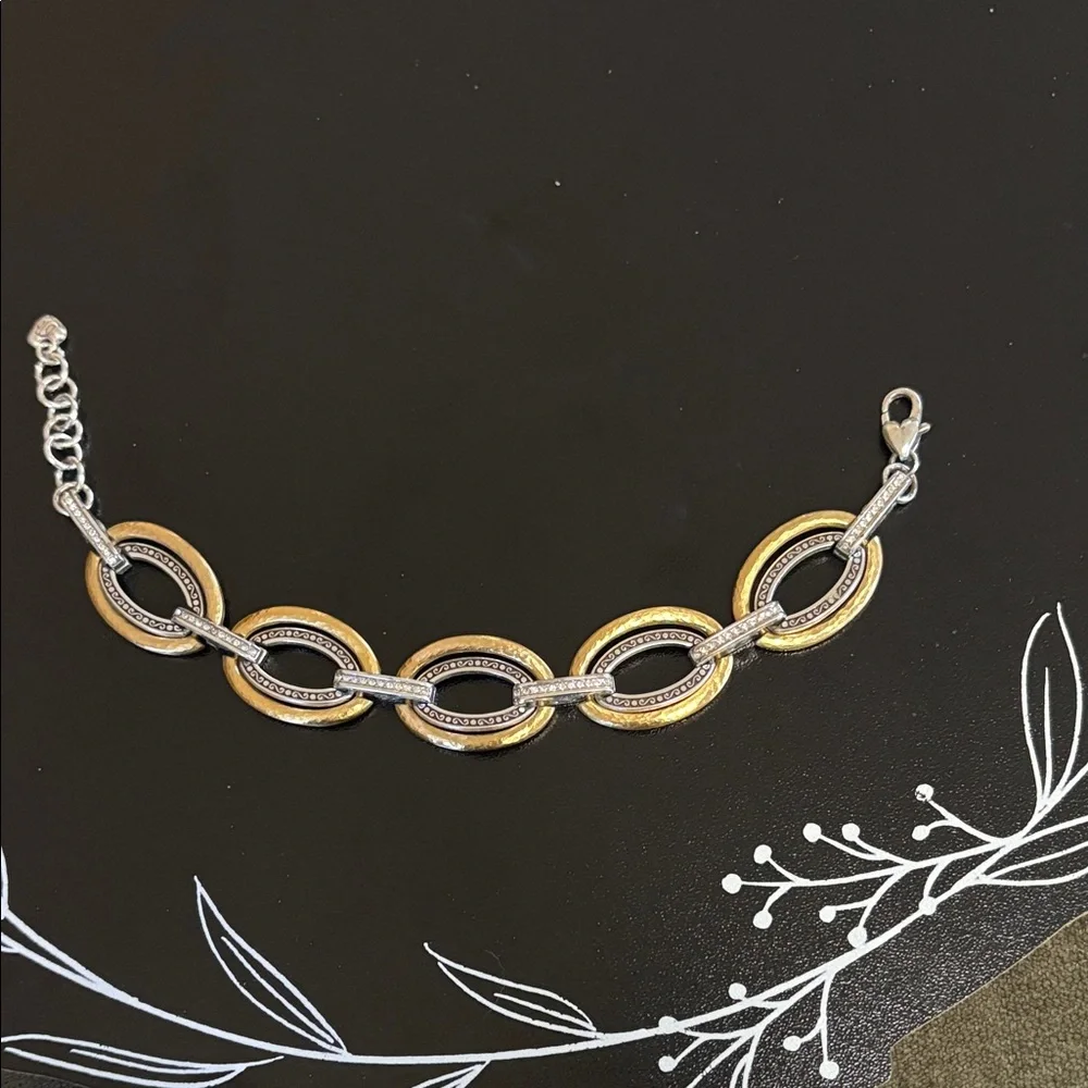 Brighton Gold and Silver Link Bracelet - Picture 2 of 4